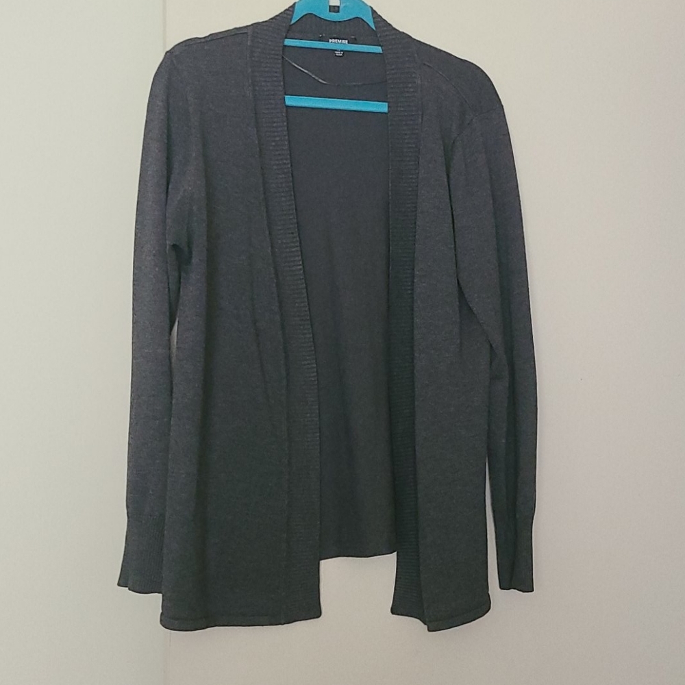 Charcoal Gray Cardigan